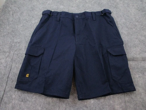 Eleven Mens Tradie Work Shorts 97R 38 Casual Work Wear New Navy Blue - Picture 1 of 12
