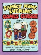 Family Home Evening Games Galore Volume 2 - Finch Family Games - 14 Famil - GOOD