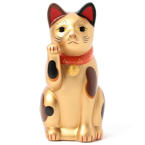 CHUGAI TOEN × BEAMS JAPAN Beckoning Cat mano destra taglia 5 e 3 ceramica GIAPPONE NUOVO - Foto 50 di 76