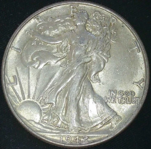 1942 Walking Liberty Half Dollar Choice Uncirculated (2R)