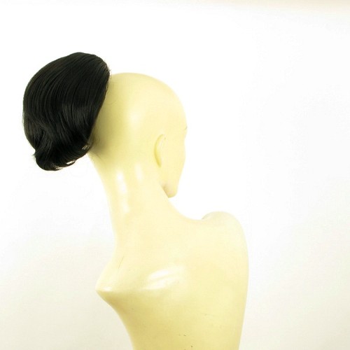 Hairpiece ponytail short dark brown brown ref 2/2 peruk - Picture 4 of 7