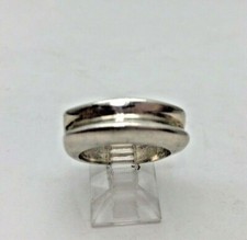 Sterling Silver .925 7mm Wide Band Ring Size 6 1/4 10.8g