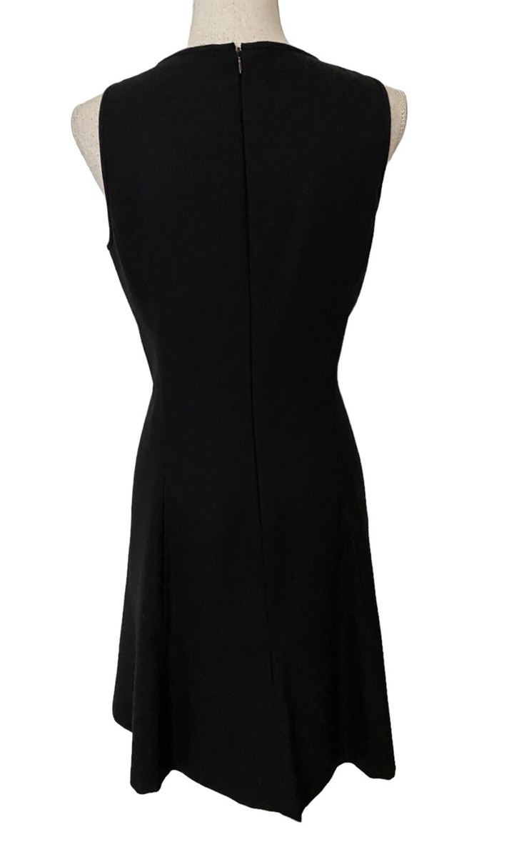 Theory 8 Nikay Black Sleeveless Fit Flare Dress F0106601
