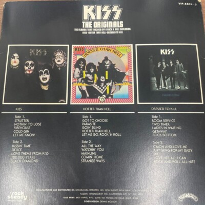 KISS The Originals Vinyl 3LP Record Vintage Limited Edition VIP