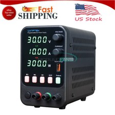 Adjustable DC Power Supply 30V 10A Lab Programmable Voltage Regulator Switch