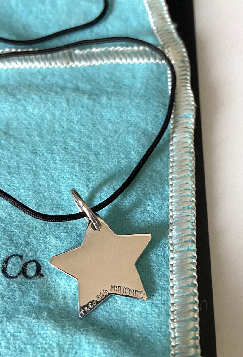 Tiffany&Co. .925 Silver “STAR” Necklace on 16” New Fixed