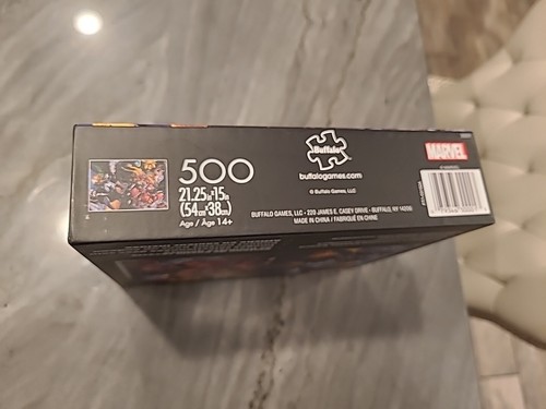 Marvel Silver Noir Select The Amazing Spider Man #4 500 Puzzle Nuovi Giochi Buffalo - Foto 2 di 6