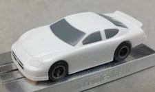 HO Slot Car Body - Life Like - Gen 3 Stocker Body - WHITE Viper, BSRT, Tomy SG+ 
