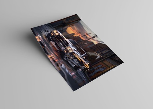 1970s Classic American Muscle Car (Chevelle Inspired) Poster -Unframed- Print - Picture 2 of 3