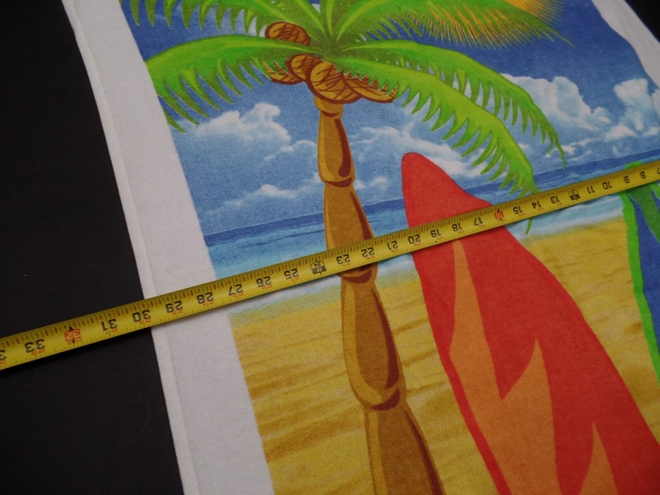 Toalla de playa temática de parques acuáticos Hawaiian Falls 30x59 Foto 3 de 4