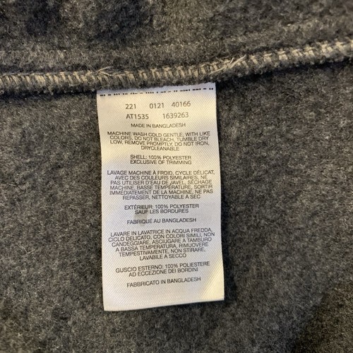 Columbia Vest Mens XLT Tall Gray Fleece Sleeveless - Picture 6 of 13