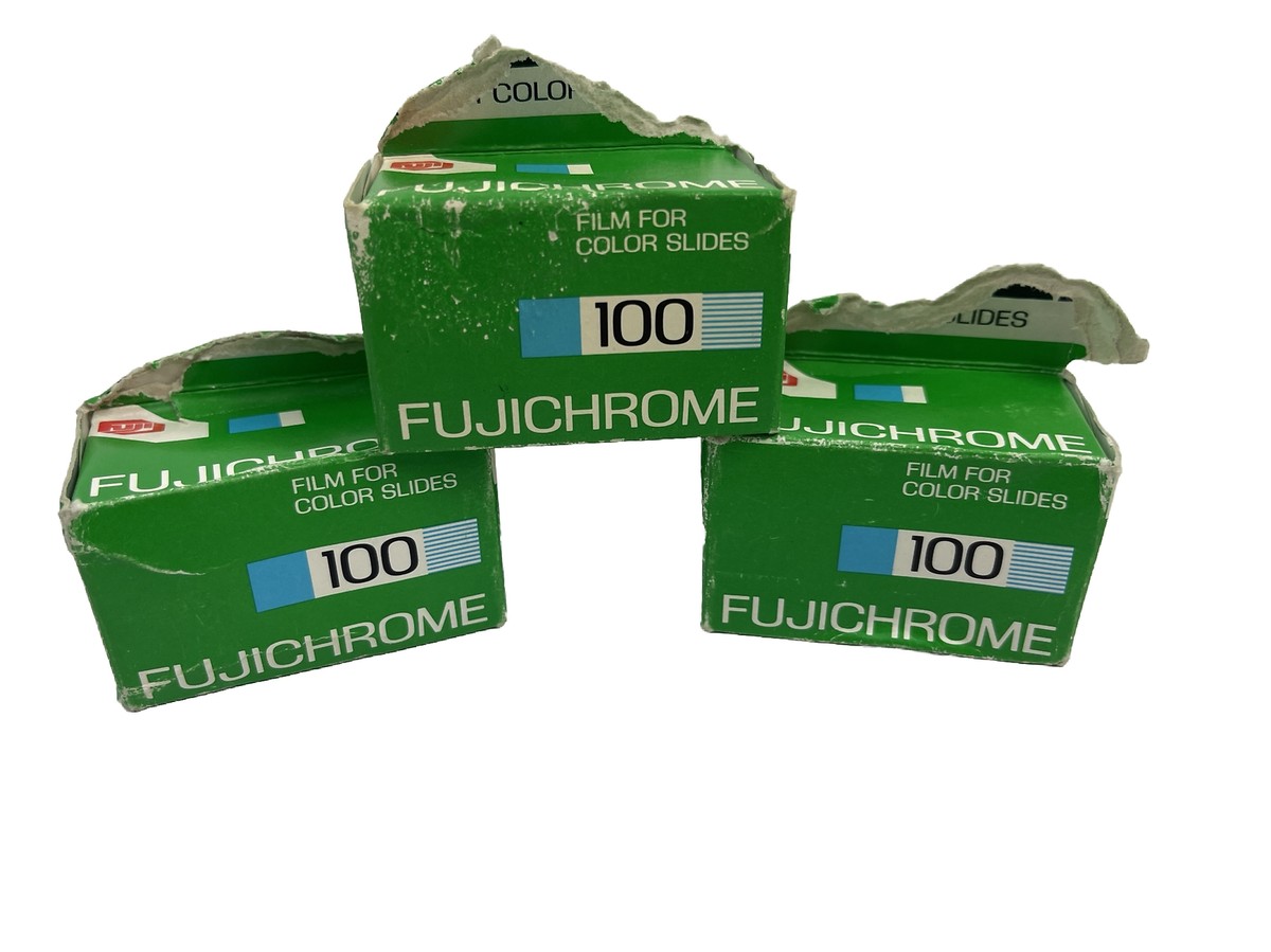 Fuji Fujichrome 100 RD135-36 ISO 100 36 Exp Film Color Slides Exp