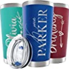 Personalized Tumblers w/ Splash Proof Lid - 20 oz,