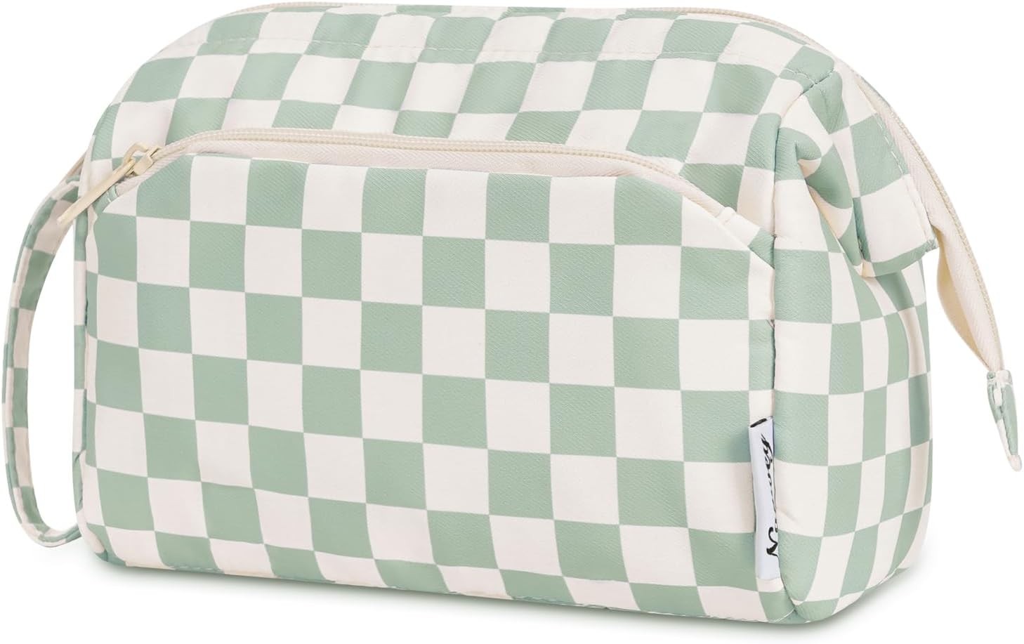 Narwey Large Makeup Bag Wide-Open Zipper Pouch Travel Wash Bag Toiletry Bag Cos
