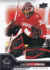 2022 UPPER DECK TEAM CANADA WOMEN ANN-RENEE DESBIENS