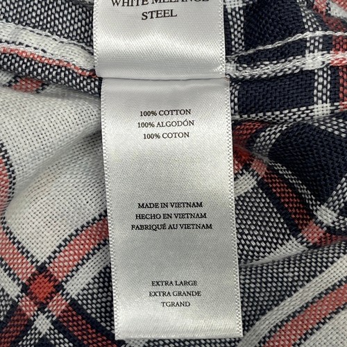 Rieles Para Hombres XL Wyatt Blanco Melange Acero Mangas Largas NUEVO Negocios Informal - Imagen 5 de 10