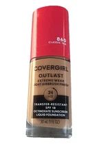 covergirl Outlast Liquid foundation SPF 18 Classic   Tan (860)