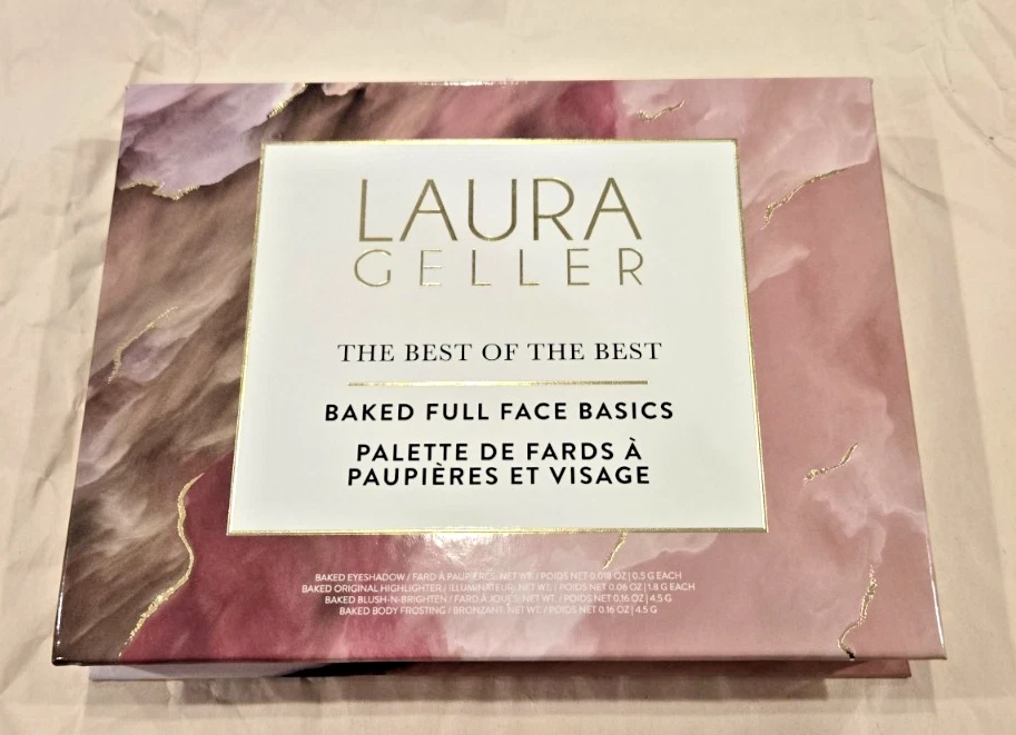 Laura Geller Baked Full Face Basics, 7 shades, Brand New in box, includes mirror
Opens in a new wind