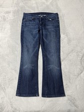 7 For All Mankind Jeans Womens 30 Blue Bootcut Low Rise Medium Wash 30x27