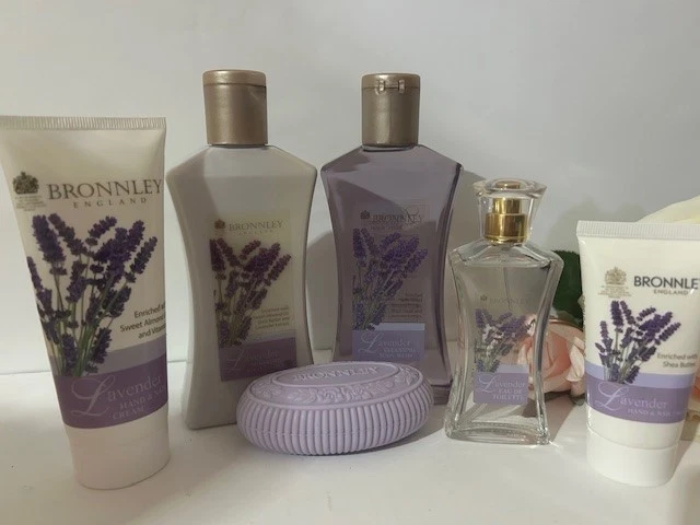Bronnley Lavender set, Body lotion/Wash, Perfume, soap X2 H&N cream