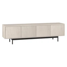 Henn&Hart 69.5" Alder White MDF/Metal TV Stand