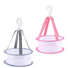 2 Pcs Beauty Egg Drying Net Bag Baby Hanging Makeup Sponge Holder Brush Basket 4.10 per sponge