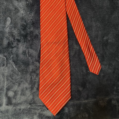 Donald J Trump Signature Collection Red Striped Necktie For Men - Picture 2 of 10