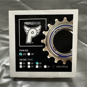 Profile Racing Elite freewheel 20T 3/32" BMX Threaded Cog Steel 1-Speed