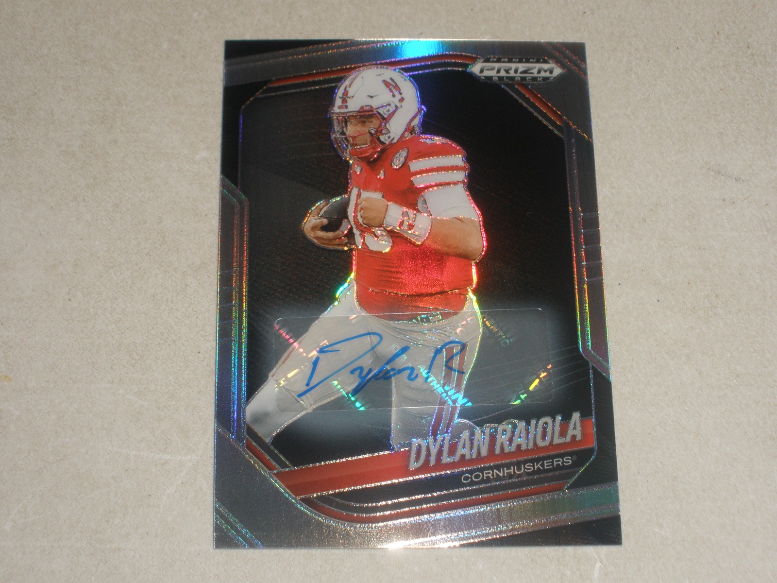 2025 Panini Prizm Black Silver Prizm Autograph Auto #164 Dylan Raiola