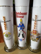 3 Biergl&auml;ser Potsdamer Stange von 1975 neu