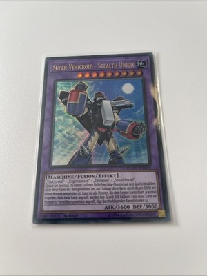 Yu-Gi-Oh! Super Vehicroid Stealth Union DUOV-DE078 Ultra Rare 1. Auflage NM