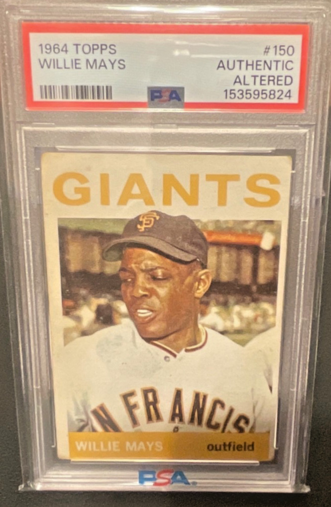1964 Topps Willie Mays #150 PSA (AA) Authentic Altered