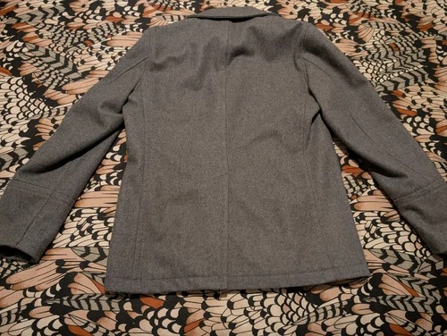 Men's Small Charcoal Gray Michael Kors Peacoat in Great Condition image 6