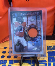 Topps 2024 Topps Chrome Bo Nix Denver Broncos Rookie Relic CRR-BN