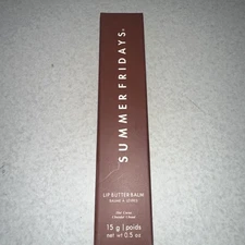 Summer Fridays Lip Butter Balm - Hot Cocoa 0.5 oz / 15 g - Limited Edition - New