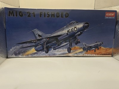 Academy Mig21 Fishbed Fighter - Plastic Model Airplane Kit - 1/72 Scale - #12442