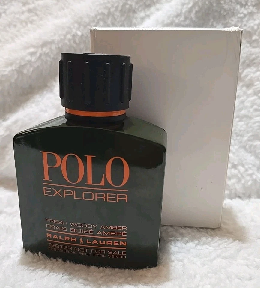 Polo Ralph Lauren Explorer âmbar amadeirado fresco 4,2 fl.oz./125ml Tstr novo na caixa - Imagem 2 de 4
