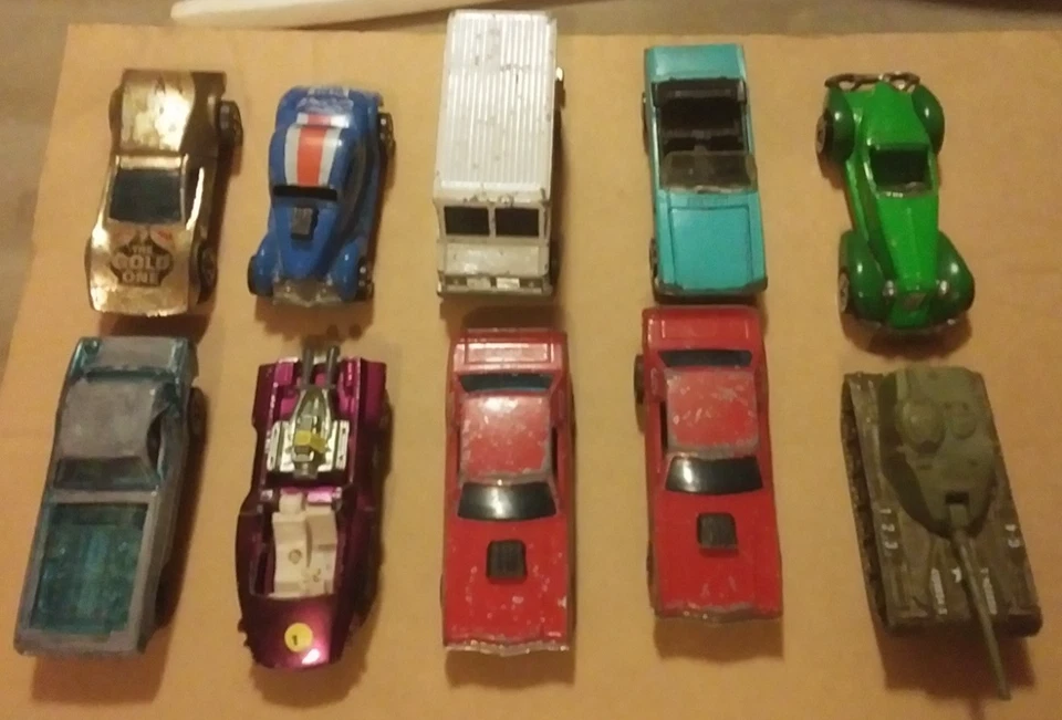 1969-1983 Hot Wheels ¡Lote de 10 con 5 líneas rojas! ADIÓS FOCAL, RESISTENTE CUST. ¡Y MÁS! Foto 2 de 4