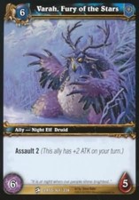 Moderate Play WoW TCG Varah, Fury of the Stars Class Starter Decks World of Warc