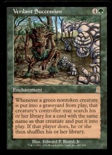 Verdant Succession LP Light Play Odyssey MTG [6966]