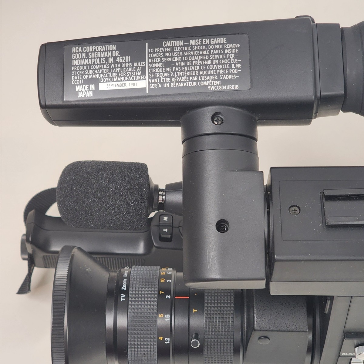 RCA CC 011 Color Video Camera - Newvicon for sale online | eBay