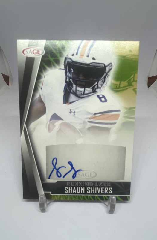 2022 SAGE Low Series - Autographs Shaun Shivers #A-SS Black (AU, RC)