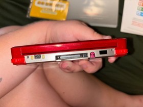 Nintendo 3DS Handheld System - Flame Red -Plus 6  Games / SD Card Wireless