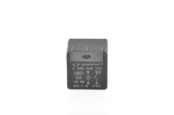 Bosch 0 986 AH0 250 Multifunktionsrelais 5-Polig Mit Halter 12V 30A-image