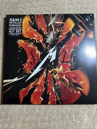 METALLICA And San Francisco Symphony  S&M2 4LP Marble Orange VINYL LP New SEALED