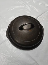 Vintage Griswold Cast Iron No. 6 Self Basting Skillet Lid Cover 1096 (1)