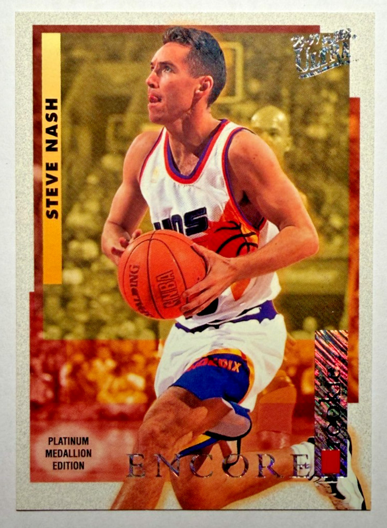 1996 Fleer Ultra Steve Nash Encore rookie RC #P-273 Platinum Medallion HOF