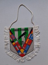 ANCIEN FANION FOOTBALL VINTAGE ASSE ST ETIENNE  PSV EINDHOVEN 76/77