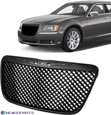 Fits Chrysler 300 300c 2011-2014 Mesh Style Front Grille Gloss Black Ch1200351