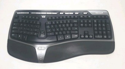 Microsoft 4000 V1.0 KU-0462 1048 lifter Natural Ergonomic Keyboard USB